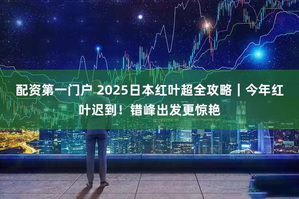 配资第一门户 2025日本红叶超全攻略｜今年红叶迟到！错峰出发更惊艳